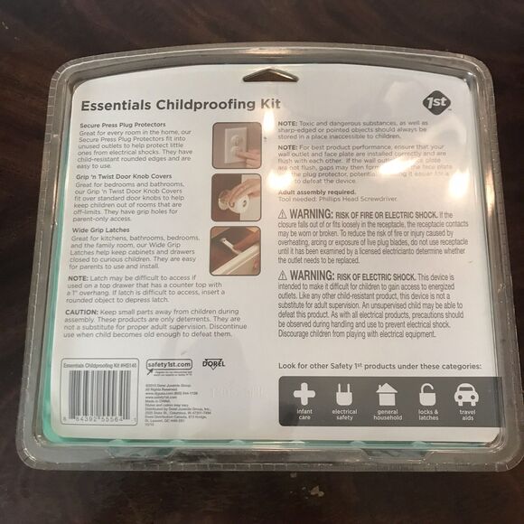 Safety 1st Essentials Childproofing Safety Kit 46 Pieces  New  Sealed in Package - Picture 2 of 3